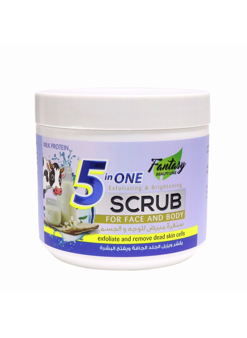 Enchanted Glow: 5-in-1 Exfoliating & Brightening Scrub with Milk Protein 500ml