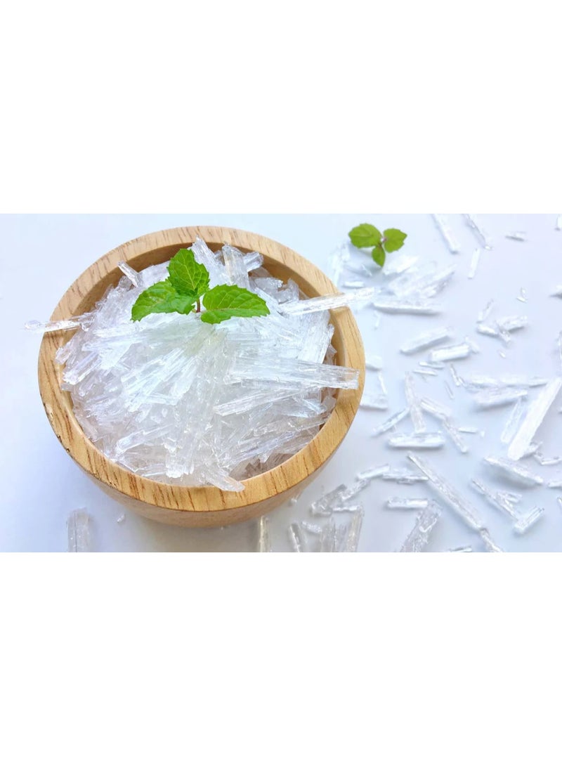 HAQ BROTHERS: 1 KG Menthol Crystals | 100% Pure & Organic | Cooling & Refreshing Aroma | For Aromatherapy, Pain Relief Balm, Soaps and Cosmetics - Image 1