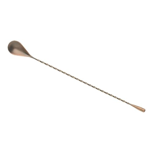 Barfly Bar Spoon, Teardrop End 11 13/16" (30 cm), Antique Copper - Image 2