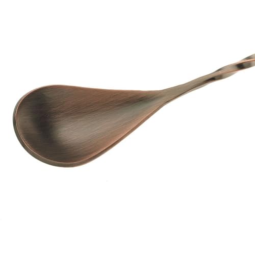 Barfly Bar Spoon, Teardrop End 11 13/16" (30 cm), Antique Copper - Image 3