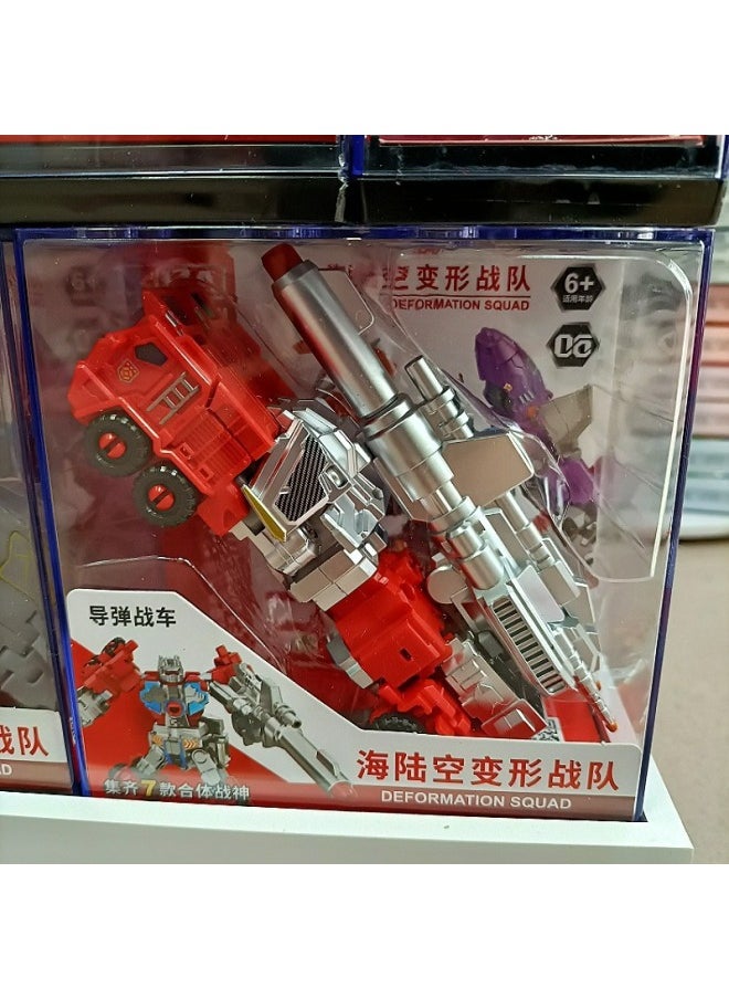 Generic - Guangdong Star Sea, Land And Air Deformation Team Boy Educational Toys King Kong Tank Aircraft Carrier Aircraft Fit Robot-Color:Single Price As Far As Possible Average Mixed - Image 1