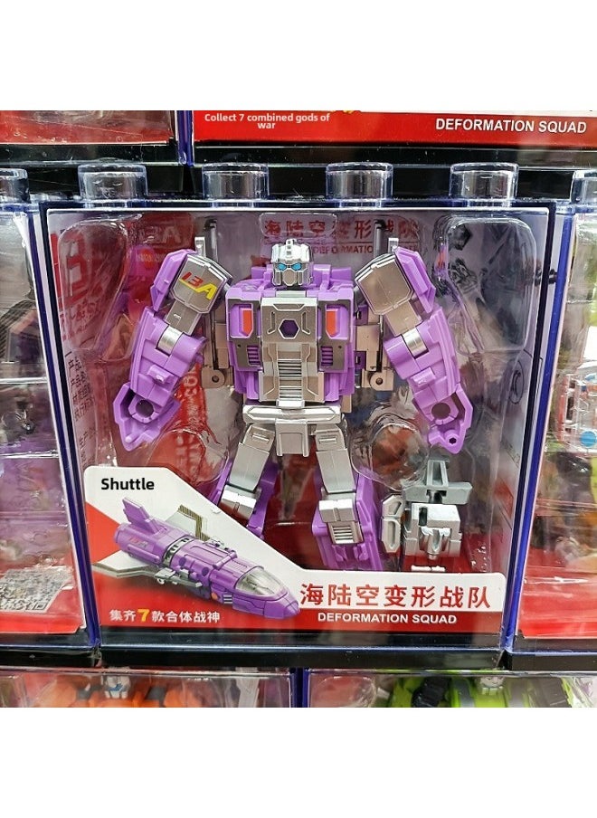 Generic - Guangdong Star Sea, Land And Air Deformation Team Boy Educational Toys King Kong Tank Aircraft Carrier Aircraft Fit Robot-Color:Single Price As Far As Possible Average Mixed - Image 1
