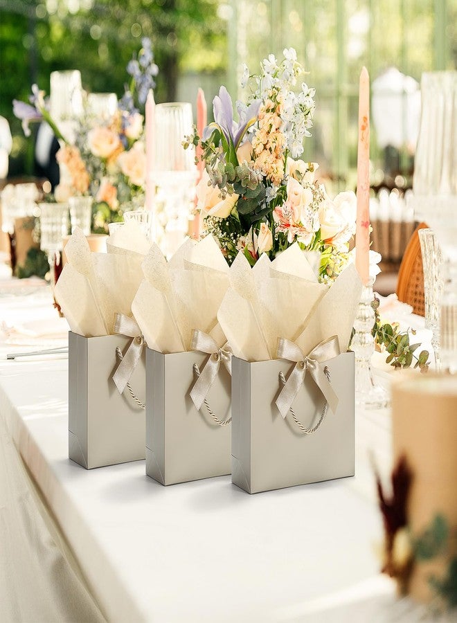 DOYIDE 30 Pack Gift Bags Medium Size with Ribbon and Greeting Cards Tissue Paper, 9"x7"x3.1" Portable Paper Gift Bag with Handles, Thank You Bags for Wedding Birthday Party Mothers Day Bridal Shower - Image 5