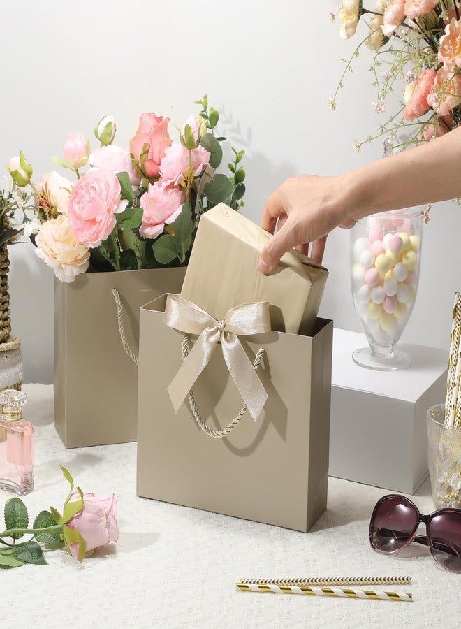 DOYIDE 30 Pack Gift Bags Medium Size with Ribbon and Greeting Cards Tissue Paper, 9"x7"x3.1" Portable Paper Gift Bag with Handles, Thank You Bags for Wedding Birthday Party Mothers Day Bridal Shower - Image 4