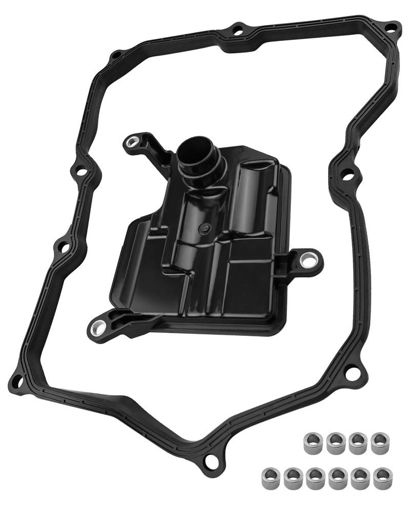 ULZOZN Automatic Transmission Filter with Pan Gasket Fit for Audi Q3 Volkswagen Arteon Atlas Tiguan 2018-2022 Replace V105611 0440407 09P325429 - Image 1