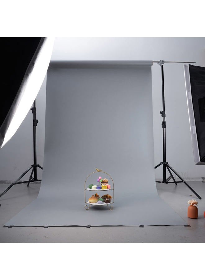 Yizhily Seamless Photogrphy Background Paper, Paper Backdrop Roll for Photoshoot, 53" x16', Ultra Black - Image 3