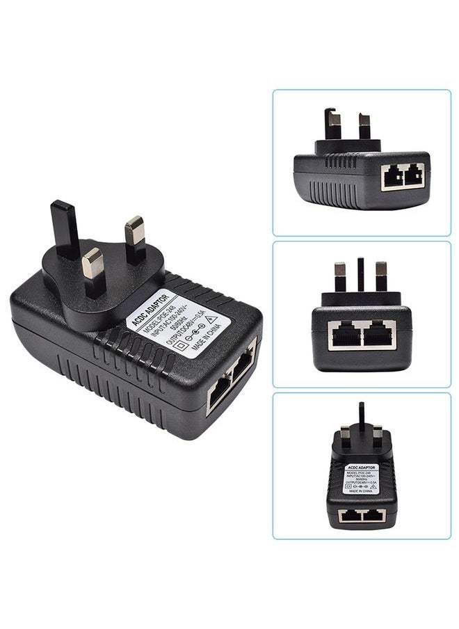BURAQ - 12V 1A Router AP Wireless POE / LAD Power Adapter(UK Plug) - Image 1