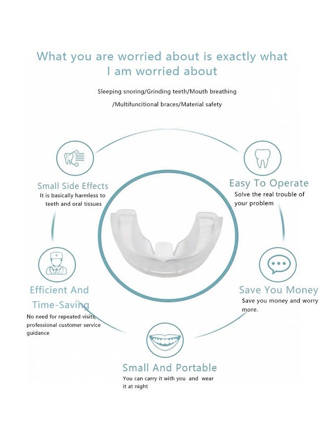 Coconut Mouth Guard for Grinding Teeth and Clenching Anti Grinding Teeth Custom Moldable Dental Guard，Dental Night Guards,Stops Bruxism, Eliminates Teeth Clenching 2 Sizes, Pack of 4 with Travel Hygien  - Image 4