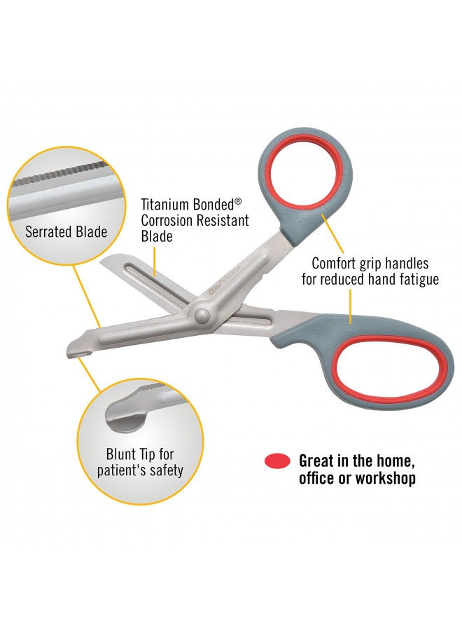 Clauss Titanium Bonded Bent Snips, 7" - Image 2