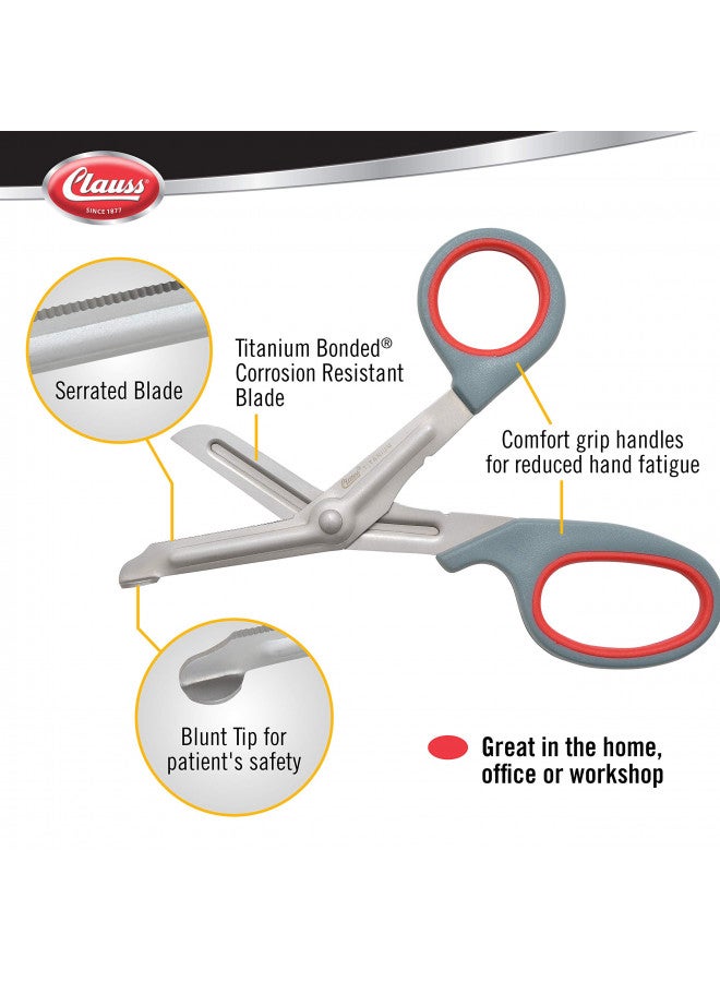 Clauss Titanium Bonded Bent Snips, 7" - Image 4