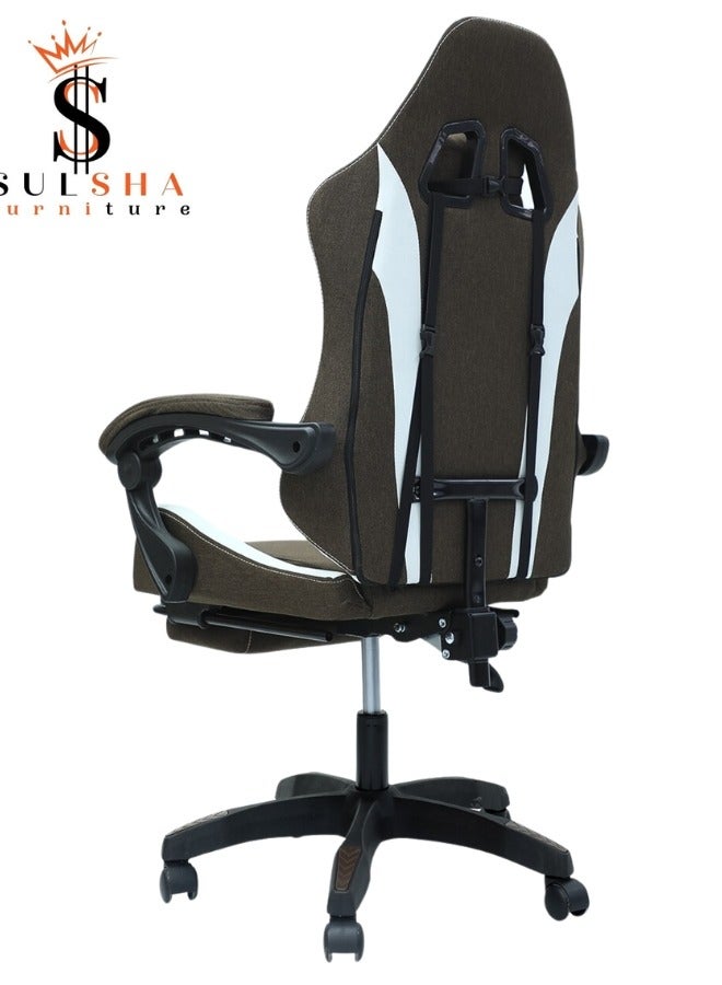 SULSHA Heavy Duty Steel HighBack Racing Style With Pu Leather Bucket Seat Headrestl Lumbar Support Steel 5 Star Base Compatible With ESports Chair - Image 2