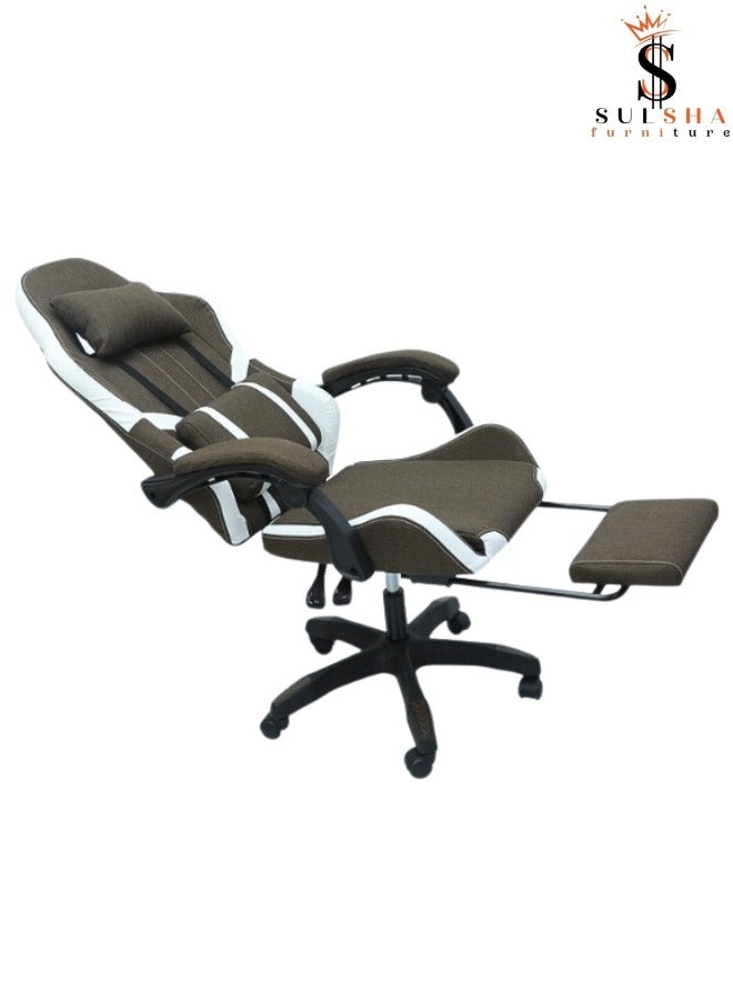 SULSHA Heavy Duty Steel HighBack Racing Style With Pu Leather Bucket Seat Headrestl Lumbar Support Steel 5 Star Base Compatible With ESports Chair - Image 3