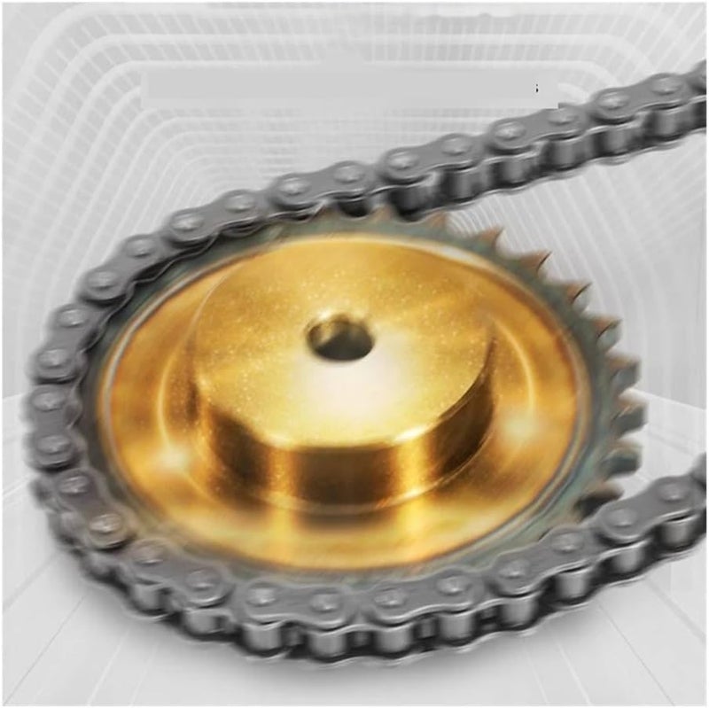 Pinion Gear Set,Motor Gear Teeth, 1pc 18 Teeth 08B Precision Industrial Drive Sprocket Wheel 45# Steel Chain Gear(30mm (Keyway 8mm)) - Image 5