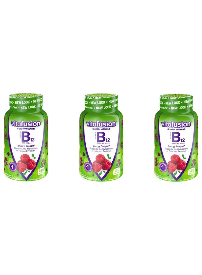 Vitafusion B-12 1000 mcg, 3 Pack (140 Count) - Image 1