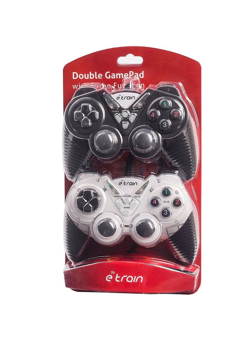 Etrain E-train  USB 2.0 Double Game pad - GP054  - Image 4