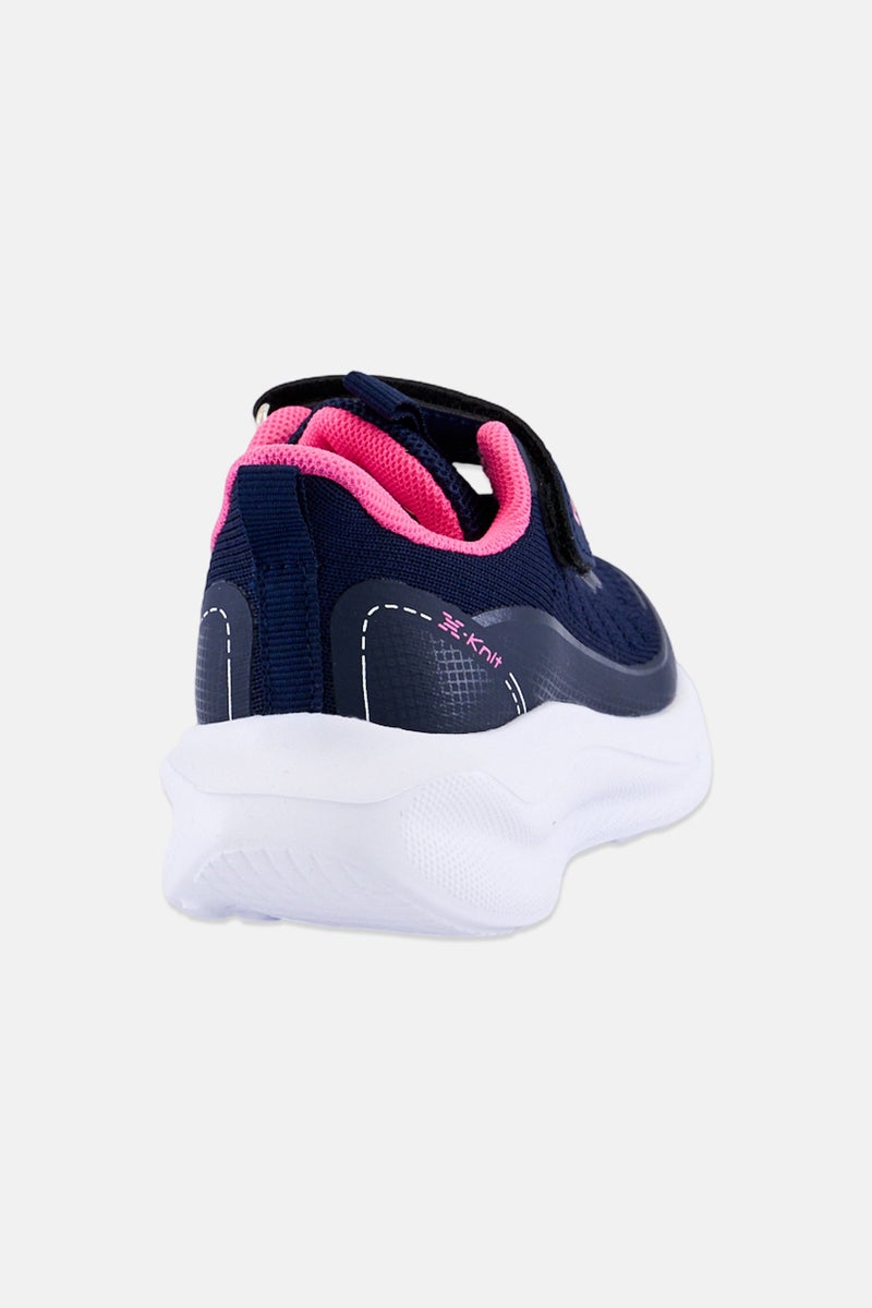 RBX Toddlers Girl Knlt Velcro Closure Outdoor Shoes, Navy - Image 4