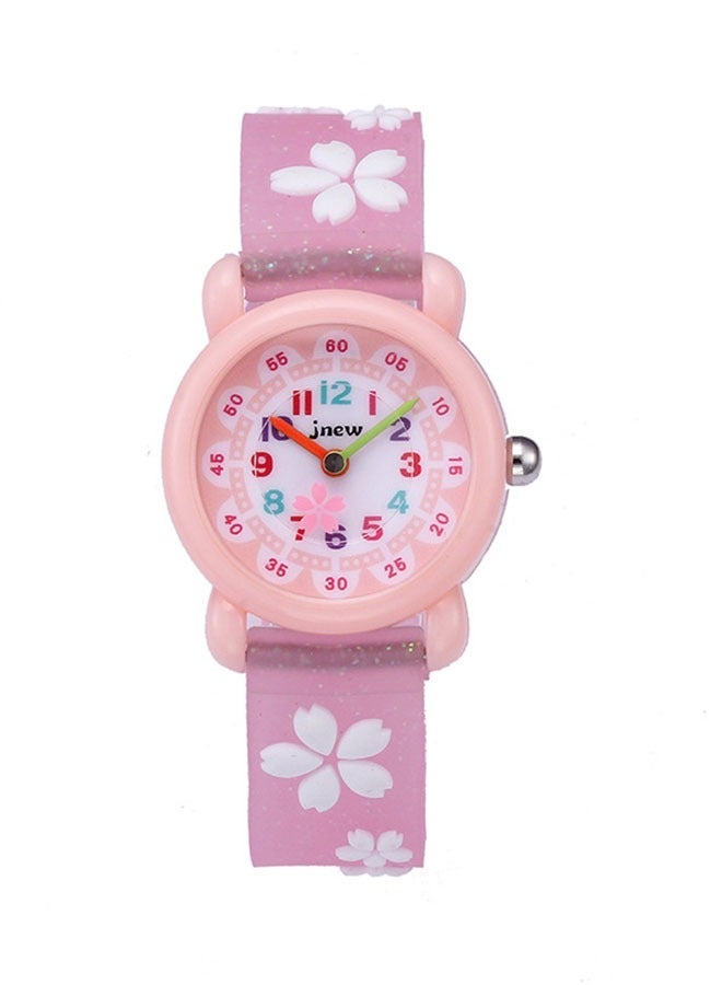 jnew Kids Watch, Waterproof Watch Cartoon Silicone Band Wristwatch for 3-11 Years Old Girls - Image 3