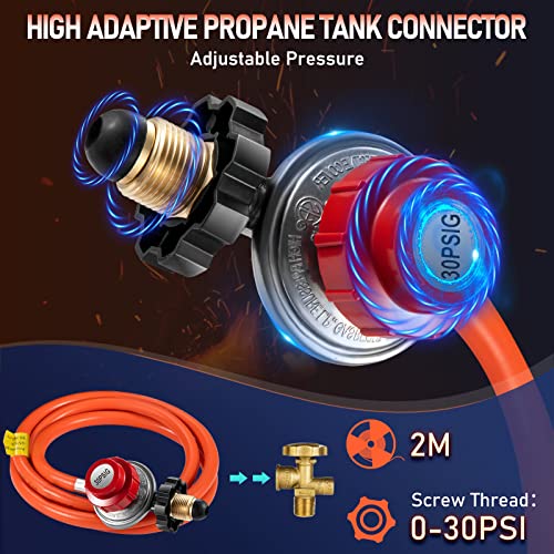 VEVOR Propane Forge Portable, Single Burner 2600°F Metal and Knife Forge, Large Capacity Blacksmithing Farrier Forges, Gas Forging Tools and Equipment, Complete Mini Forge Kit - Image 5