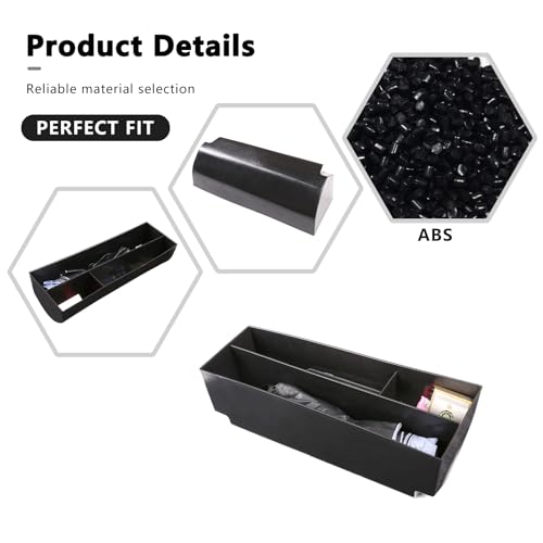 YUECHI Glove Box Storage Tray Organizer - Compatible with Mercedes Benz GLE 350 40 53 63 W167 C167 GLS 450 63 X167 2020-2024 Car Co-Pilot Glove Storage Box Container Accessories LHD - Image 4