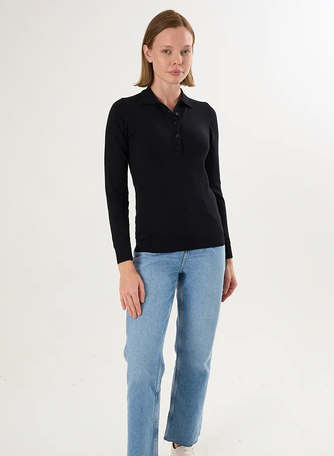 فيليكس هاردي بلوفر بياقة بولو وأزرار