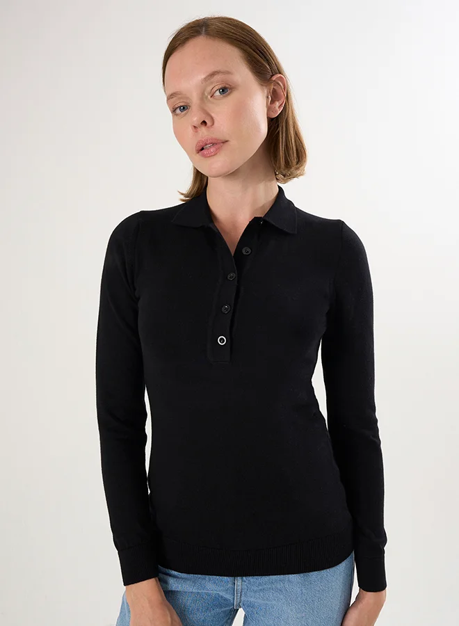 فيليكس هاردي بلوفر بياقة بولو وأزرار