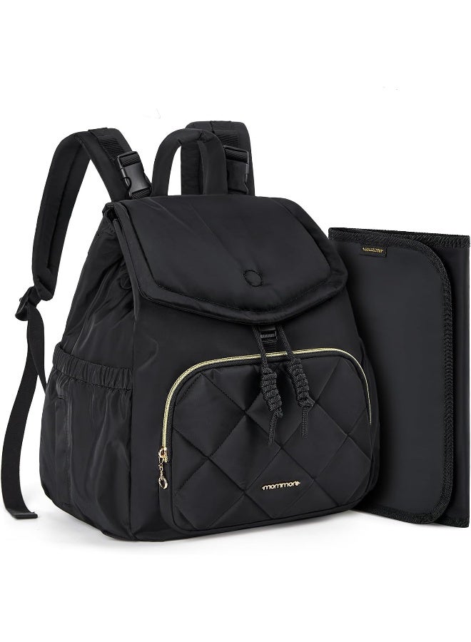 موممور mommore Diaper Bag Backpack, Small Diaper Backpack for Travel - Image 1