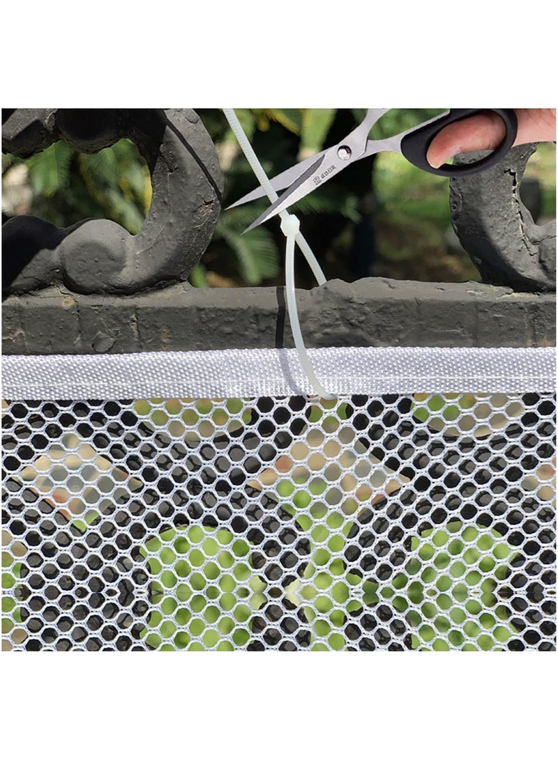 Baby Safety Stair Railing Net, Babies Stair Proof Mesh Balcony Banister Rail Guard, Child Safety Protection Net for Kids, Toys, Pets - 9.8ft L x 2.6ft - Image 4