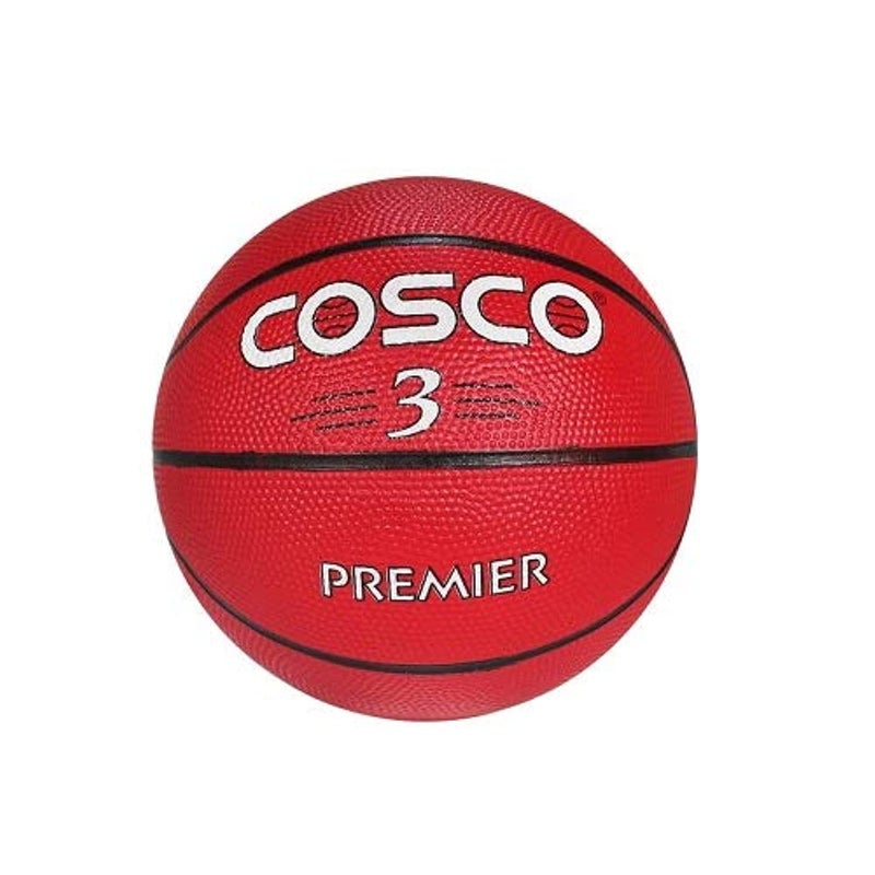 Cosco Premier Basketball (Red, Size: 3) - Image 3