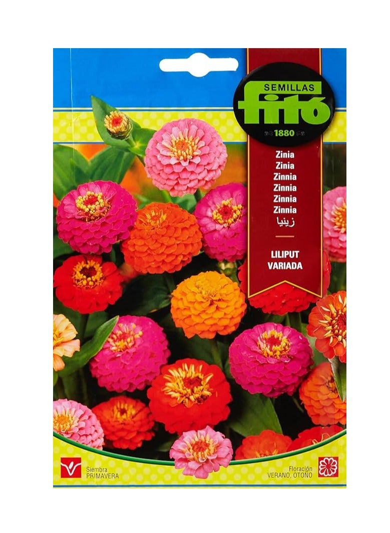 Generic SEMILLAS FITO ZINNIA - LILIPUT VARIADA 