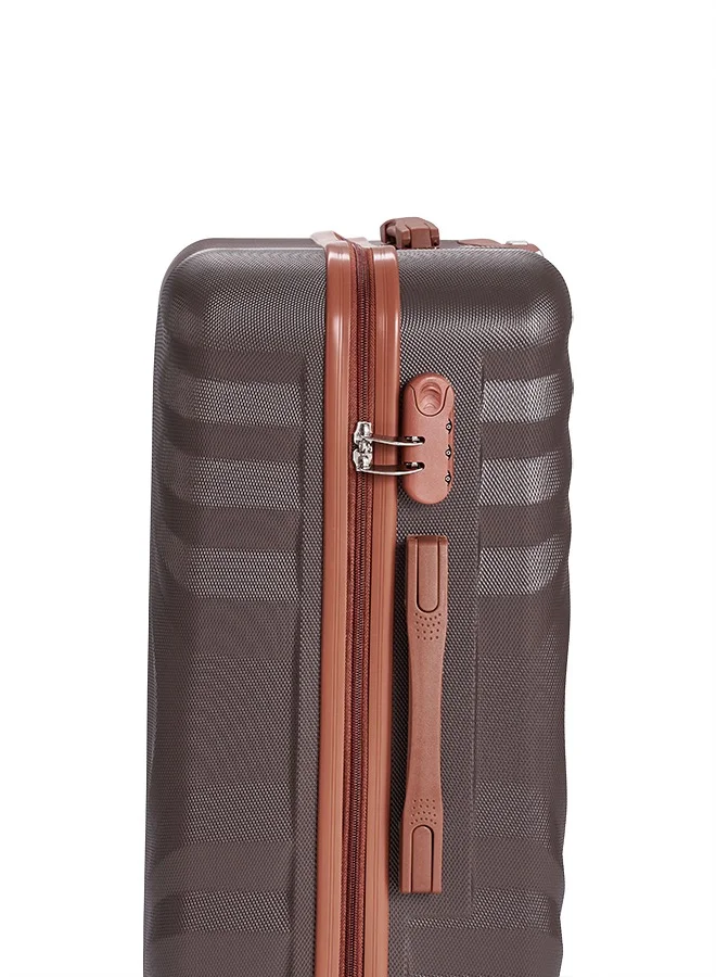 LIMRA Travel bags consisting of 3 luggage bags with a solid and strong design, size 28"20"12"inches brown