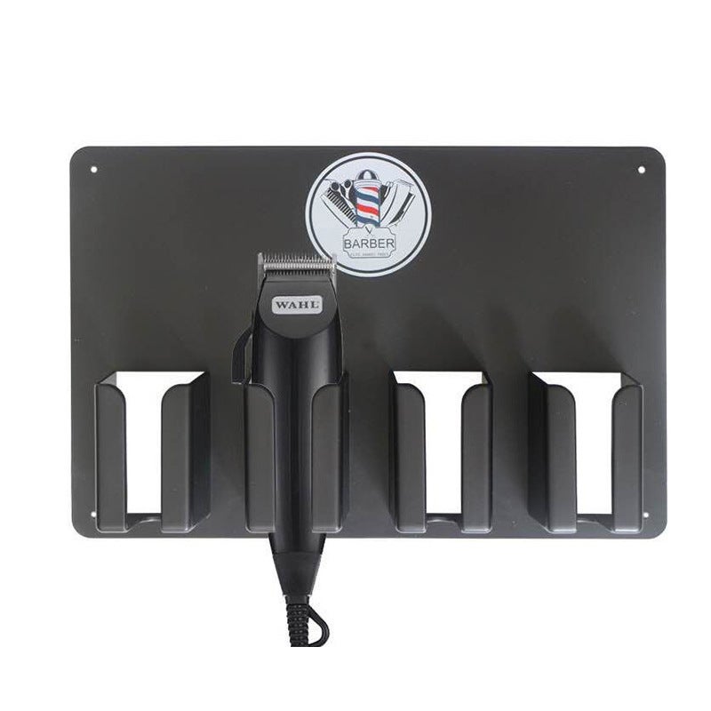 Hairdressing Clipper Storage Rack Wall-Mounted Hairdressing Tools Barber Clipper Rack Comb Storage Rack Multi-Functional - Image 1