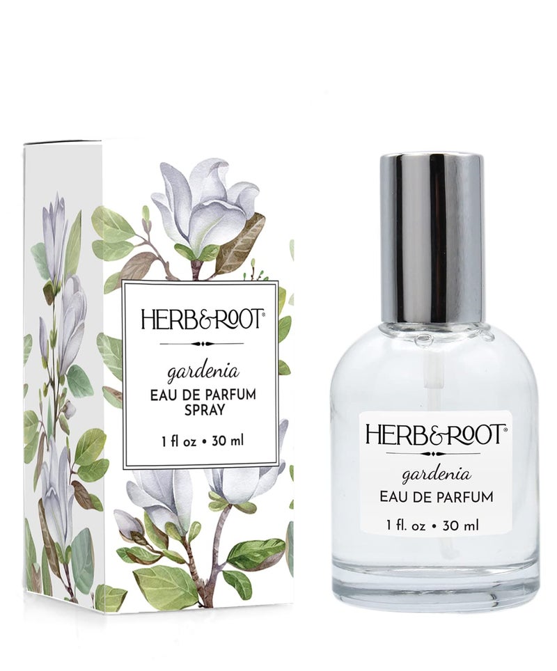 Herb & Root Gardenia Eau de Perfume Spray: Fresh Floral Womens Fragrance | Long-Lasting Clean Vegan Perfume for Women | Cruelty-Free Body Spray | Soft White Gardenia & Notes - Image 2