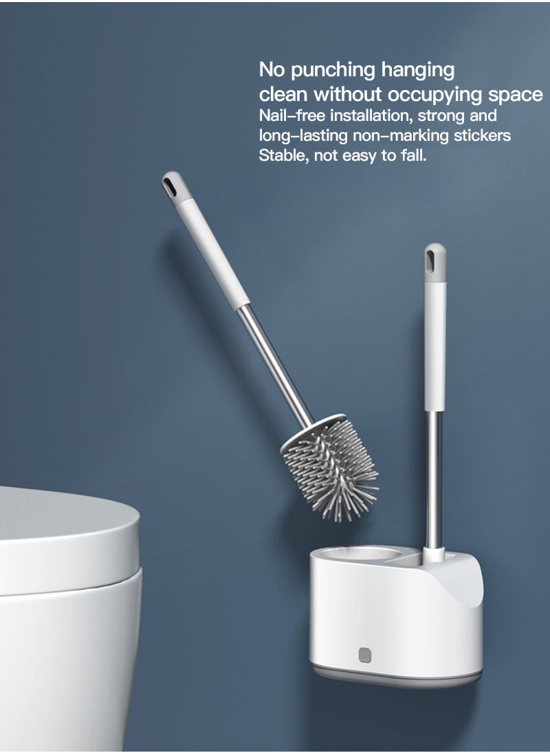 Sharpdo Household Cleaning Wall-mounted Bathroom Dual-use Toilet Brush  - Image 5