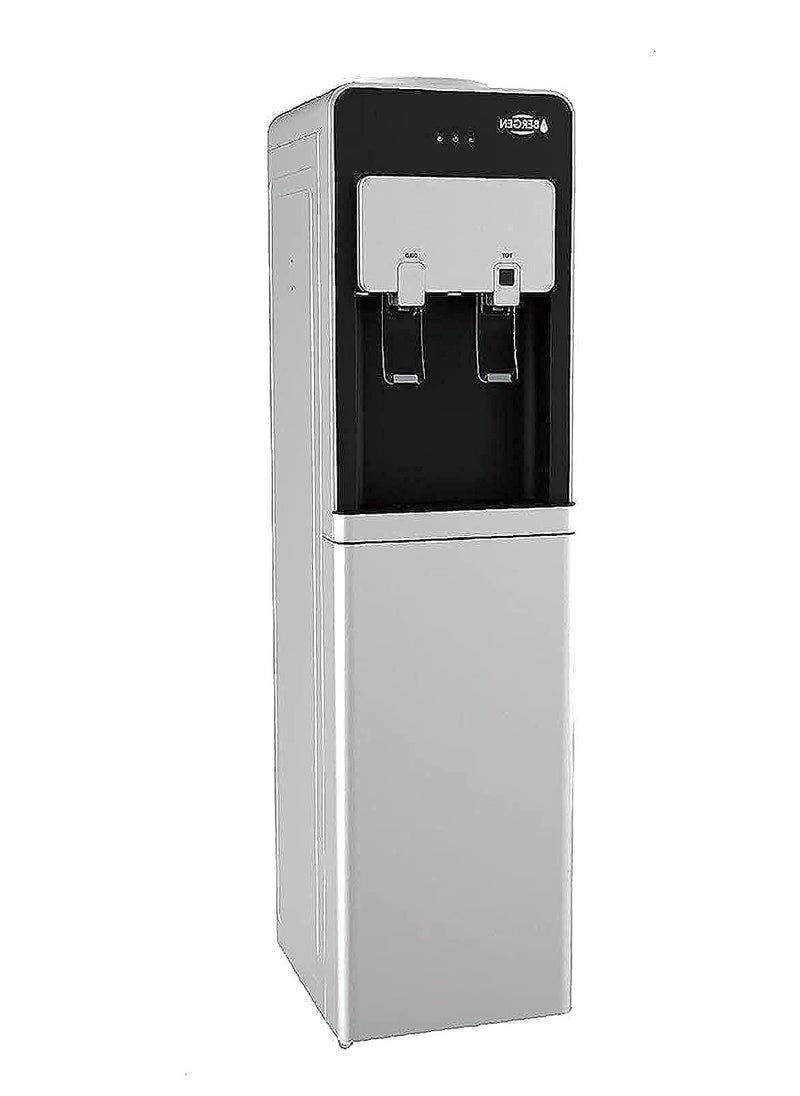 Bergen - Water dispenser 2 Nozzles Cold and Hot 420 watts BY509 Silver/Black - Image 1