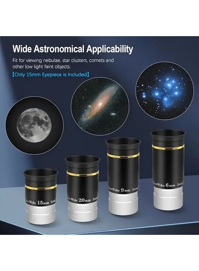 20mm 66 Degree Ultra Wide Angle Eyepiece 1 25 Inch High Definition Optical Glass - Image 2