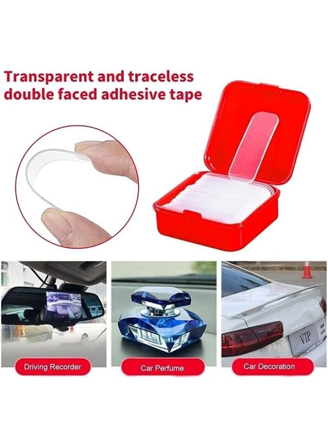 240 Pcs Double Sided Stickers Clear - Image 2