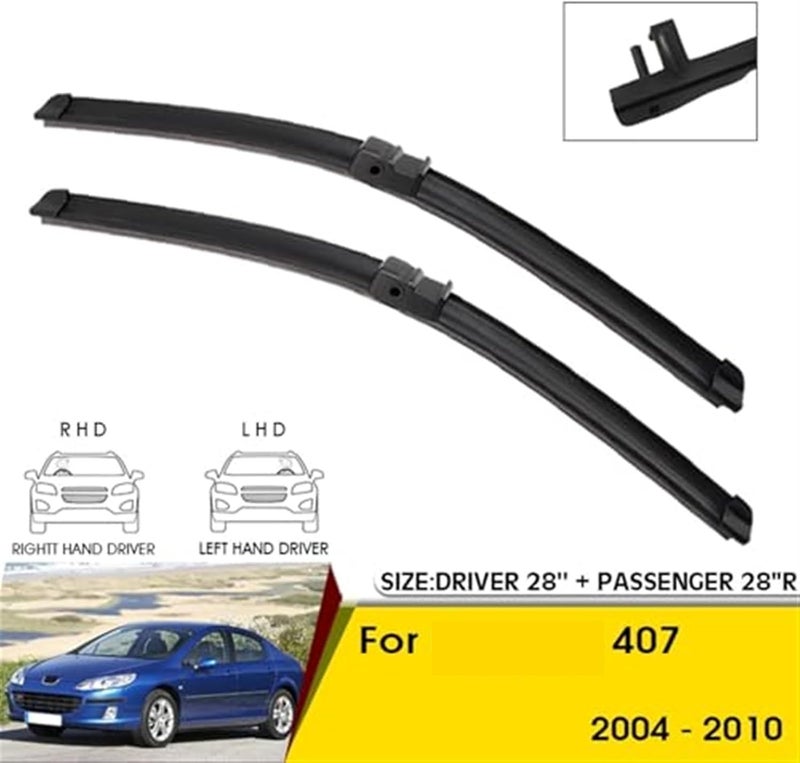 Wivplex Windshield Wiper Blades for Peugeot 407 - Image 3