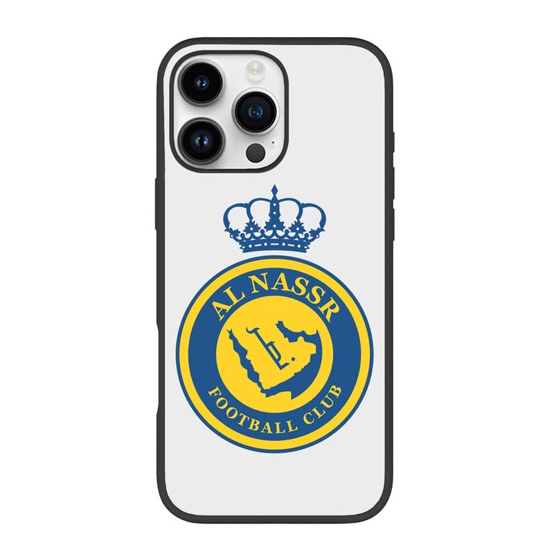Silk Route Al Nassr Saudi Arabia Asian FootballSoccer Club Design Mobile Back Cover for iPhone 13 Pro Multicolor