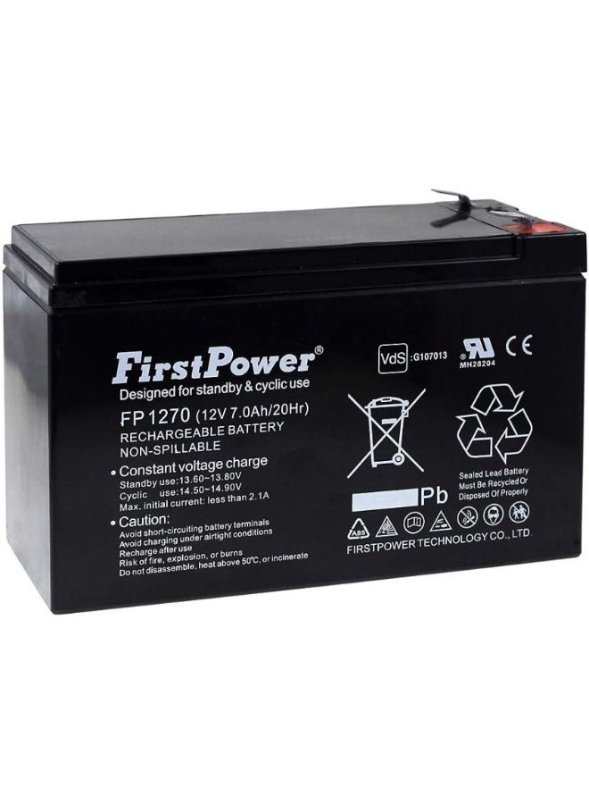Safan Sealed Lead Acid Battery,12V,7Ah - Image 2