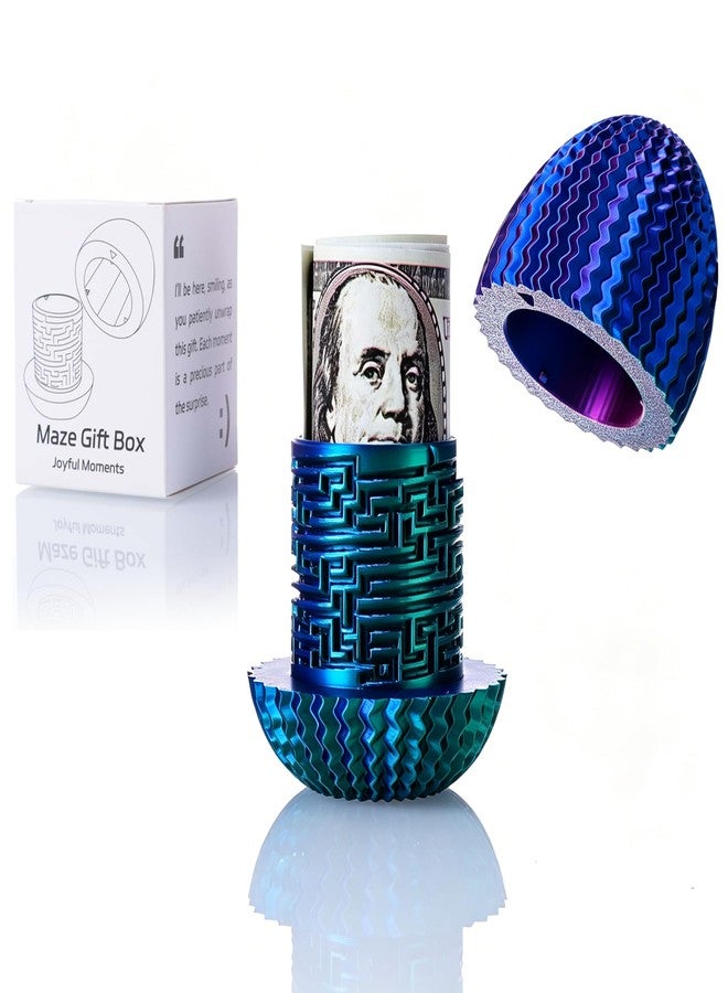 JHBEEY Maze Puzzle Box for Cash Gift, Money Holder Gift Box - Image 1