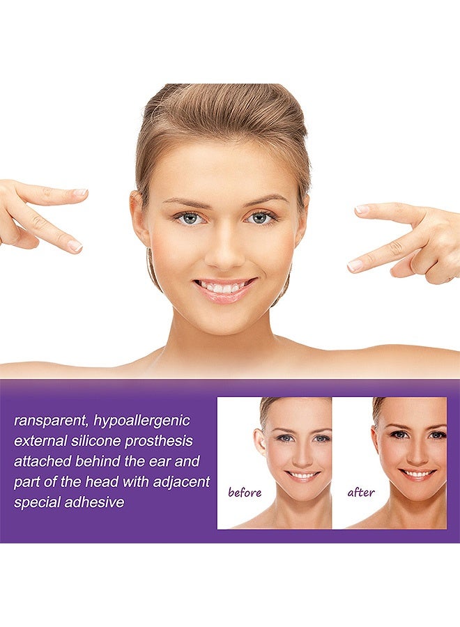 إيلهو 6 Pcs تصحيح للأذن الناتئ الخفي، تصحيح للأذن ضد الماء، تصحيح للأذن البارزة، منتجات العناية بالأذن الناتئة الخفية للاستخدام الموحد للجنسين - Image 3