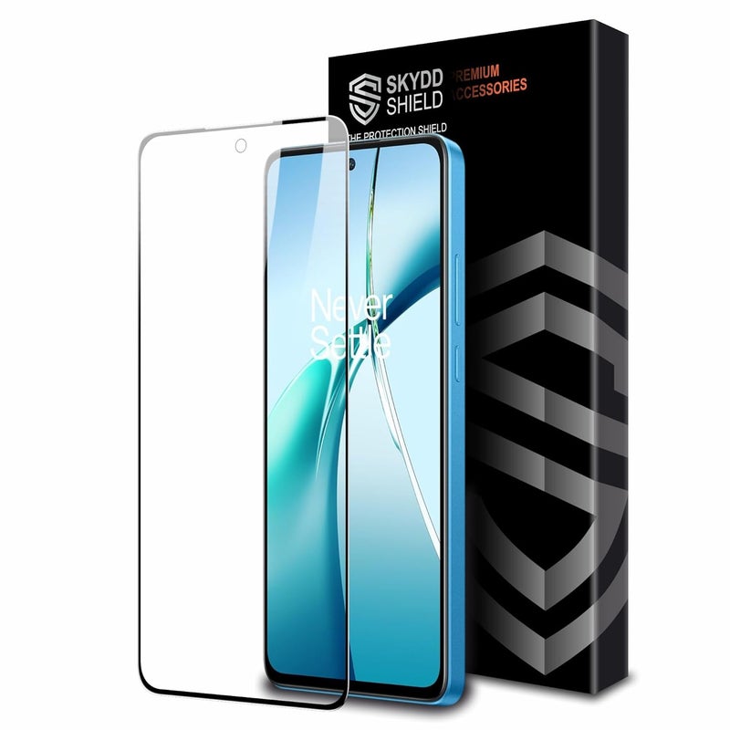 Skyddshield Military-Grade Gorilla Tempered Glass For OnePlus Nord CE 4 Lite (6.67 Inch) With Installation Kit | Edge to Edge Coverage | Black - Image 1