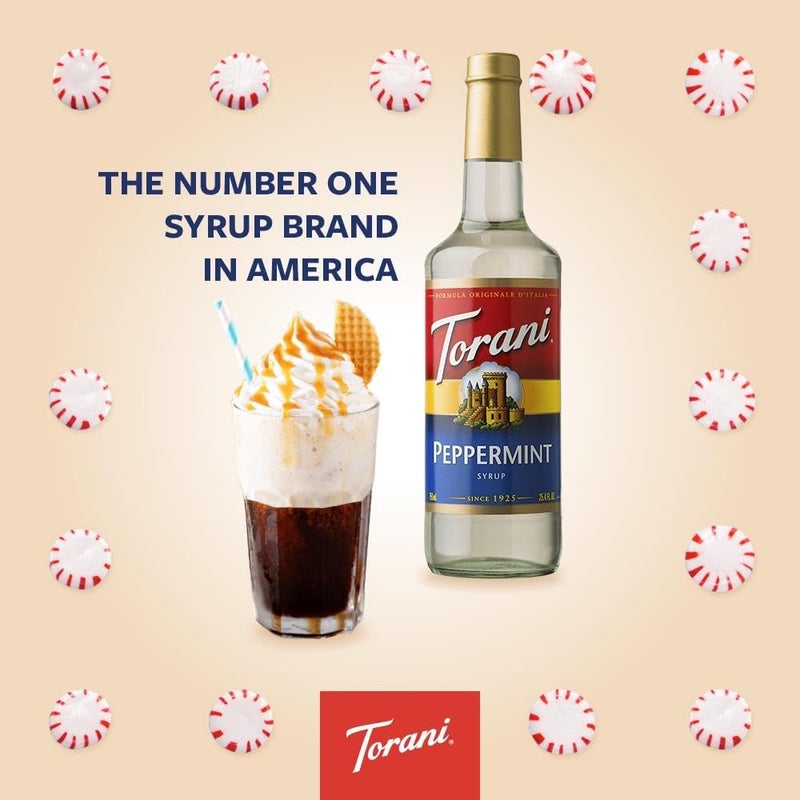 Torani+Peppermint+Coffee+Syrup+25oz+-+Plastic+Bottle - Image 4