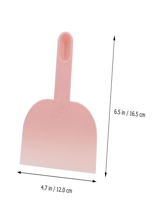 KICHOUSE Dough Scraper 3-Pack with Spoon Handle 6.49X4.72In Non-Stick Plastic Dough Cutter Kitchen Gadget for Baking Pizza Bread Cake Preparation - Image 2