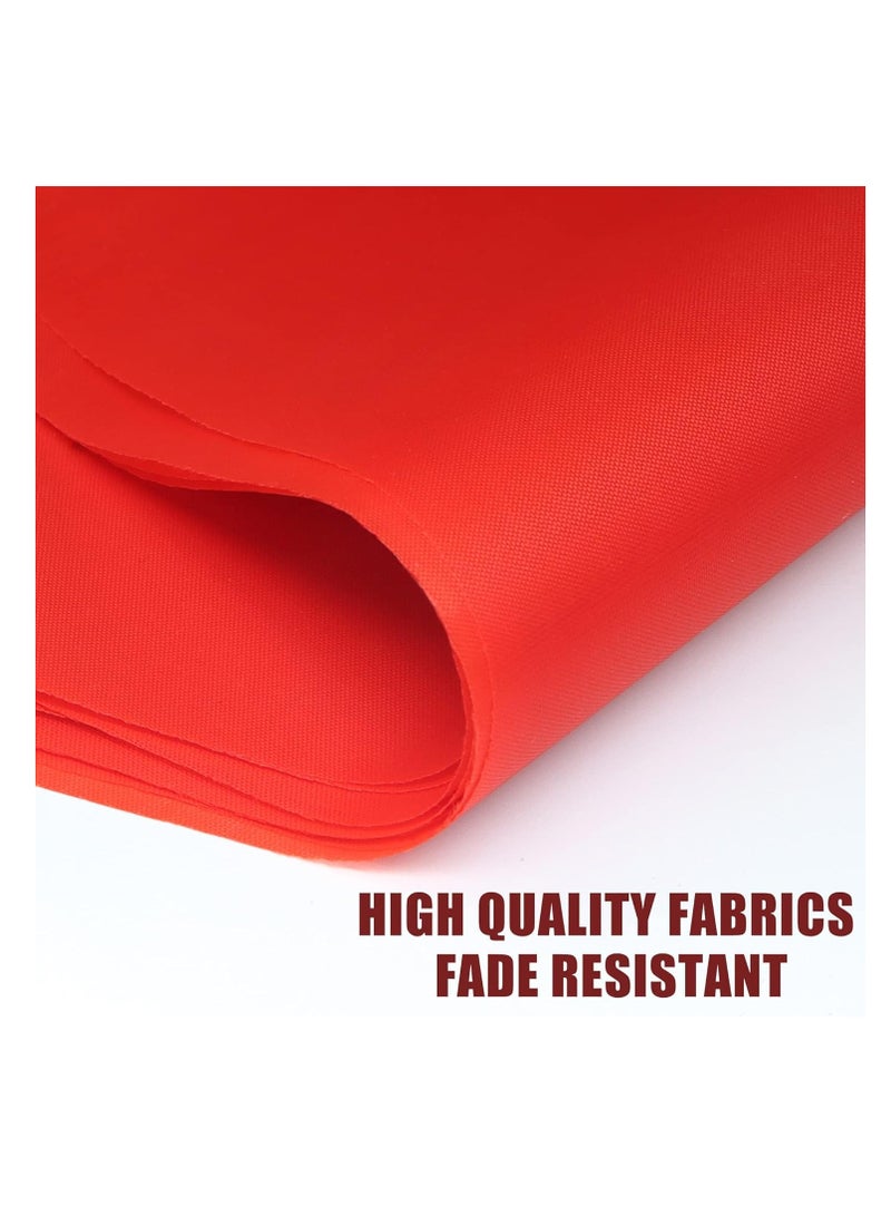 SYOSI Bunting Banner - Red Nylon Pennant Banners with Big Flags for Indoor & Outdoor Celebrations Ideal Birthday, Wedding, Party, Garden, Grand Opening Festivities(200M-300 Flags) - Image 3