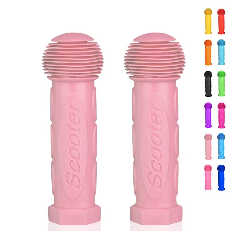 Otfaitp Scooter Grip Handlebar 1 Pair Bicycle Grip Fit For 2-3-4 Wheels Kid Kick Scooters Children Bike Drifting Scooter Swing Scooter - Image 1