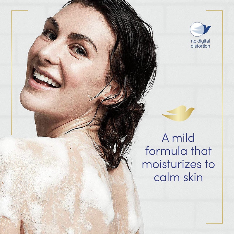 Dove Beauty Bar Gentle Cleanser Moisturizes To Calm Skin Anti-Stress Cream Bar Gentle Bar Soap Cleanser Made With 1/4 Moisturizing Cream 3.75 oz 14 Count - Image 4