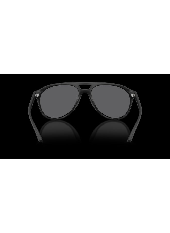 Armani Exchange نظارات شمسية طيار للرجال من أرماني إكستشينج - AX 4156SU - حجم العدسة: 59 مم - أسود غير لامع - Image 5