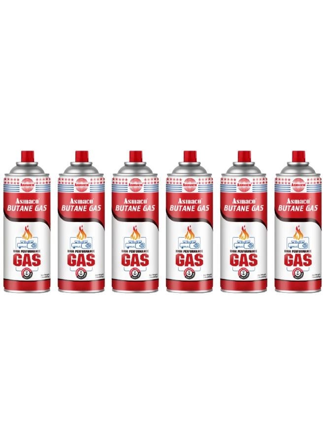 Asmaco Butane Portable Gas - 227G - Set of 06