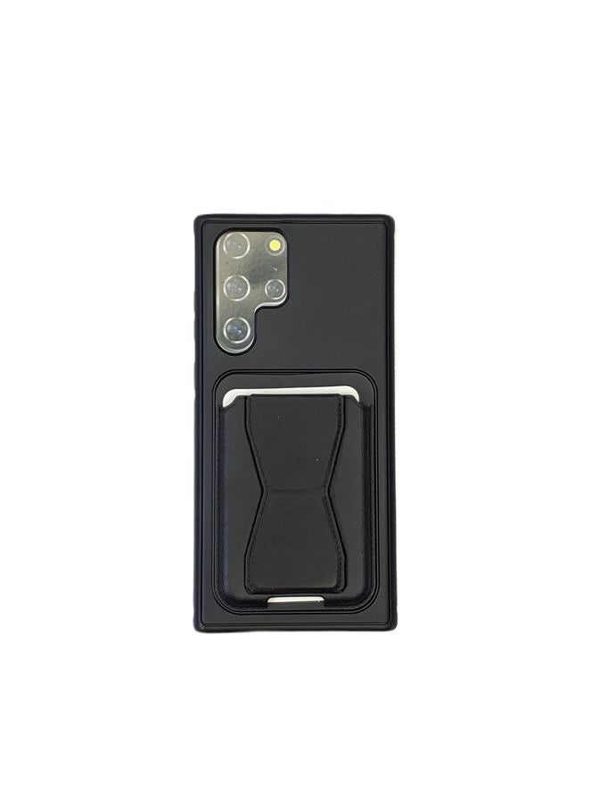 New Case - Protective case compatible with devices such as Samsung S22 Ultra - with card holder - desk stand on the back - Image 1